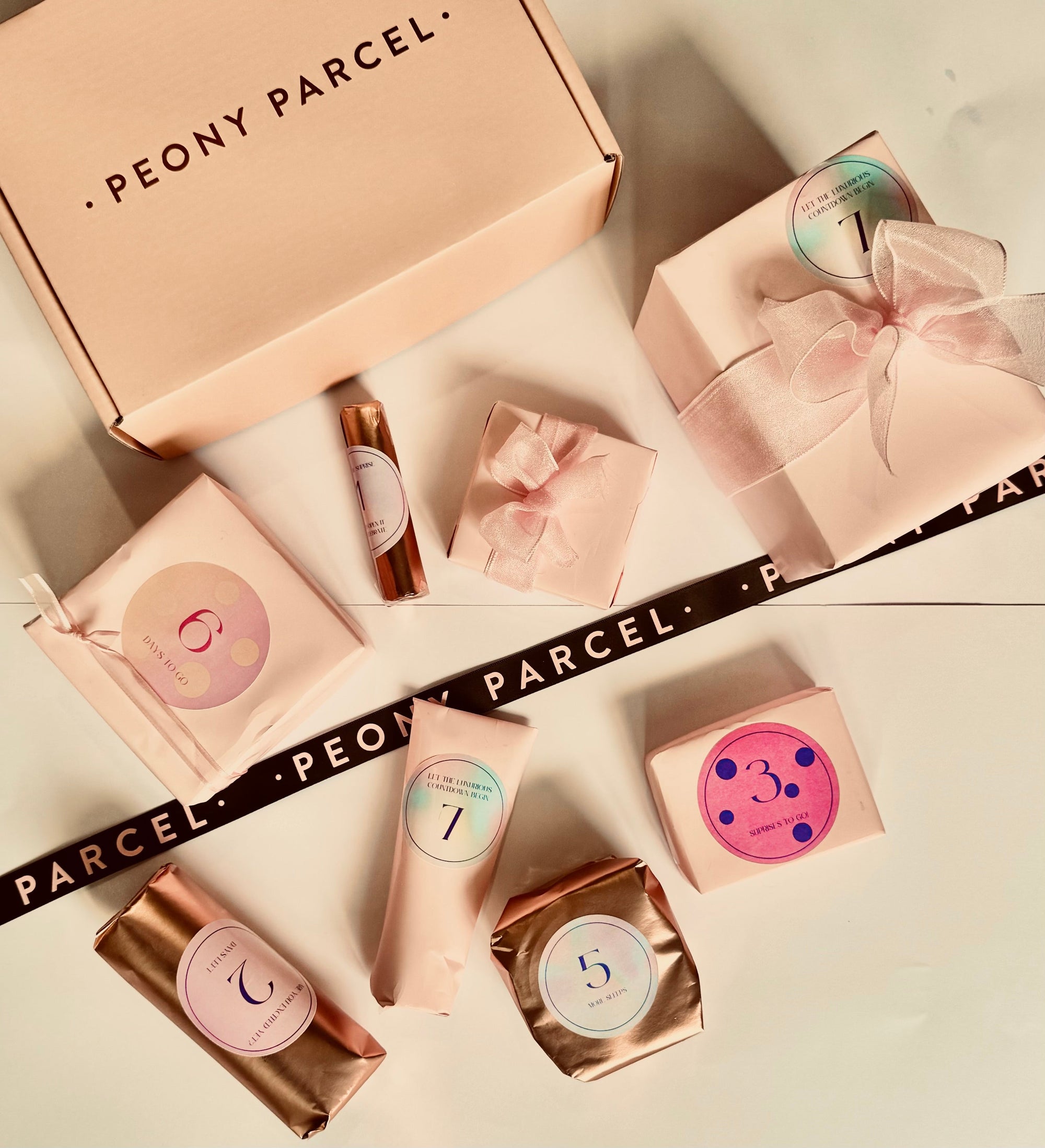 7 DAY BIRTHDAY ADVENT CALENDAR VALUED OVER $180! Peony Parcel