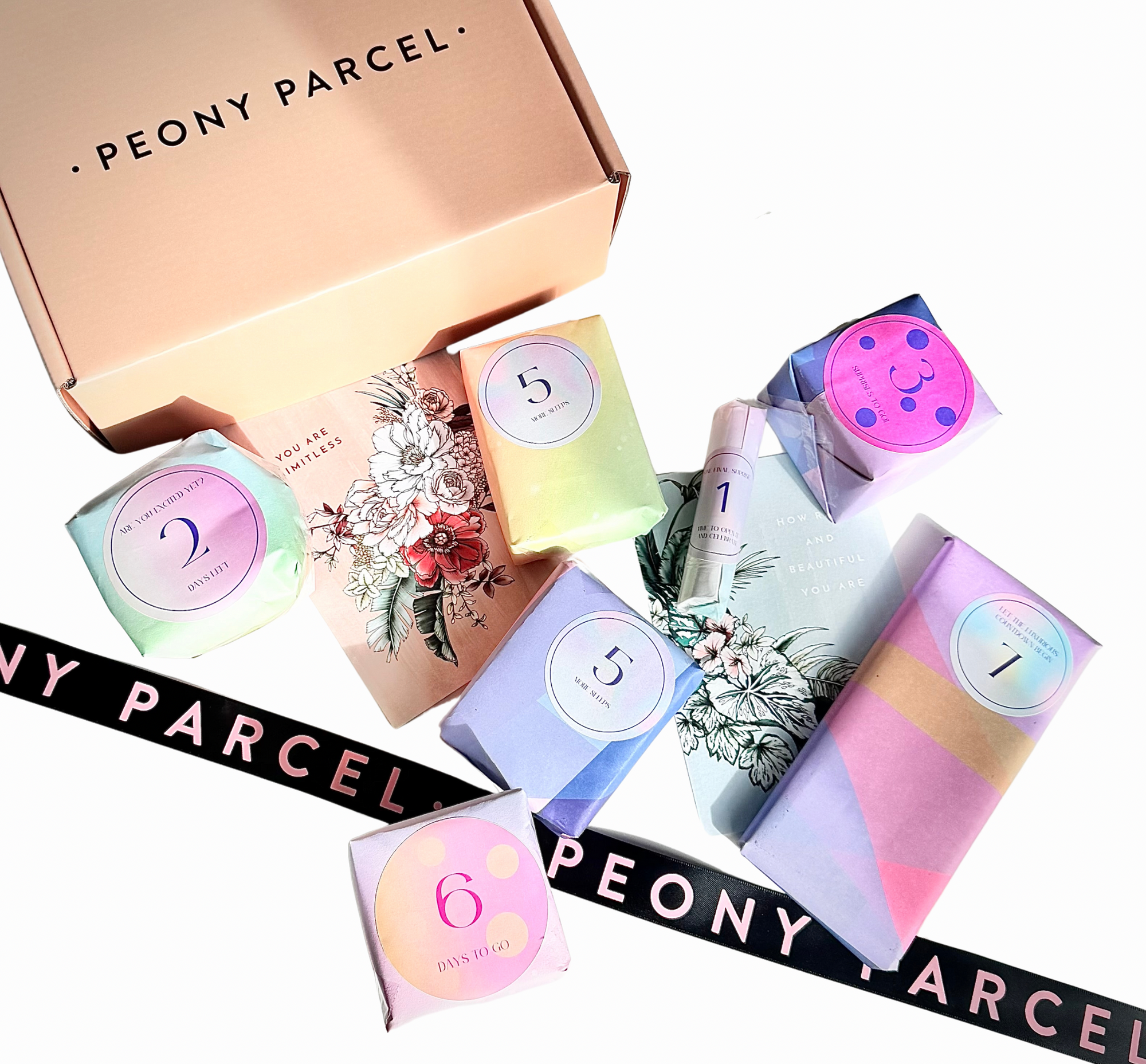 7 DAY BIRTHDAY ADVENT CALENDAR VALUED OVER $180! Peony Parcel