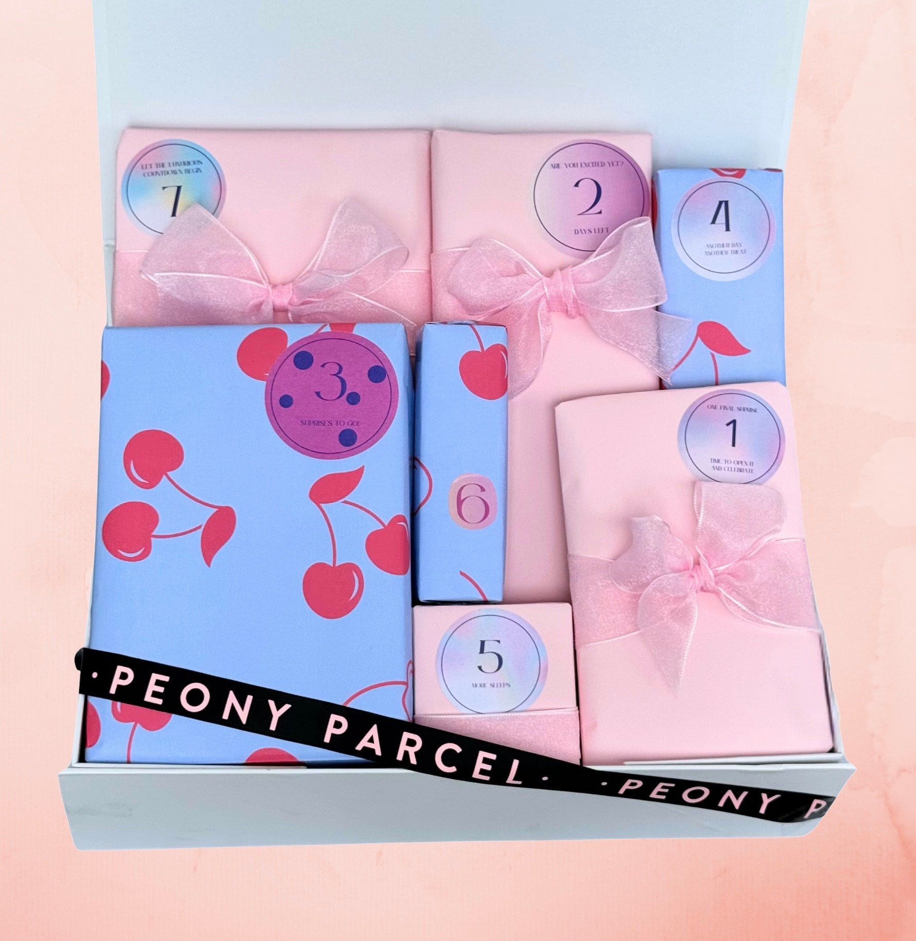 7 DAY BIRTHDAY ADVENT CALENDAR VALUED OVER $180! Peony Parcel