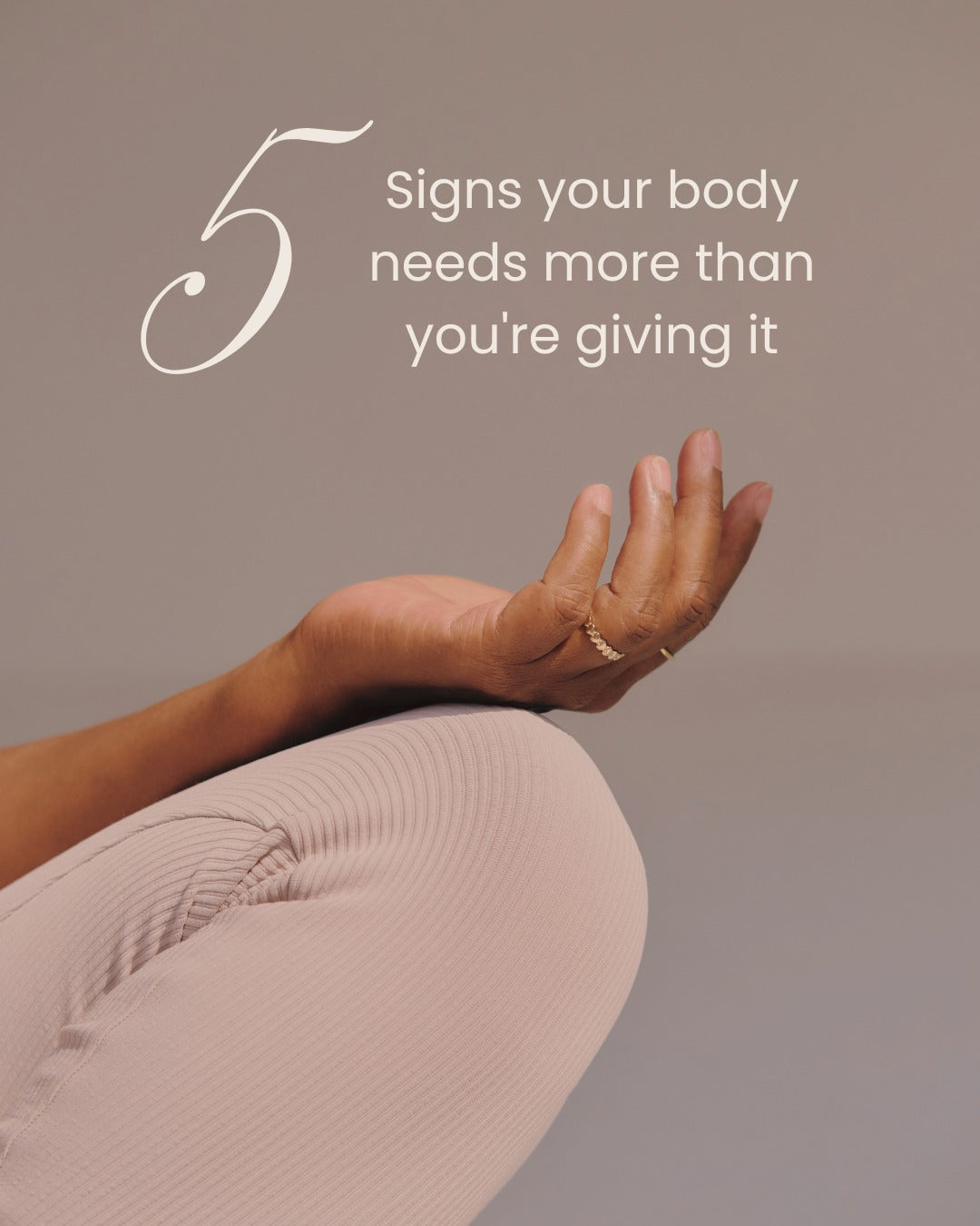 5 Signs your body needs more than your actually giving it..... Peony Parcel