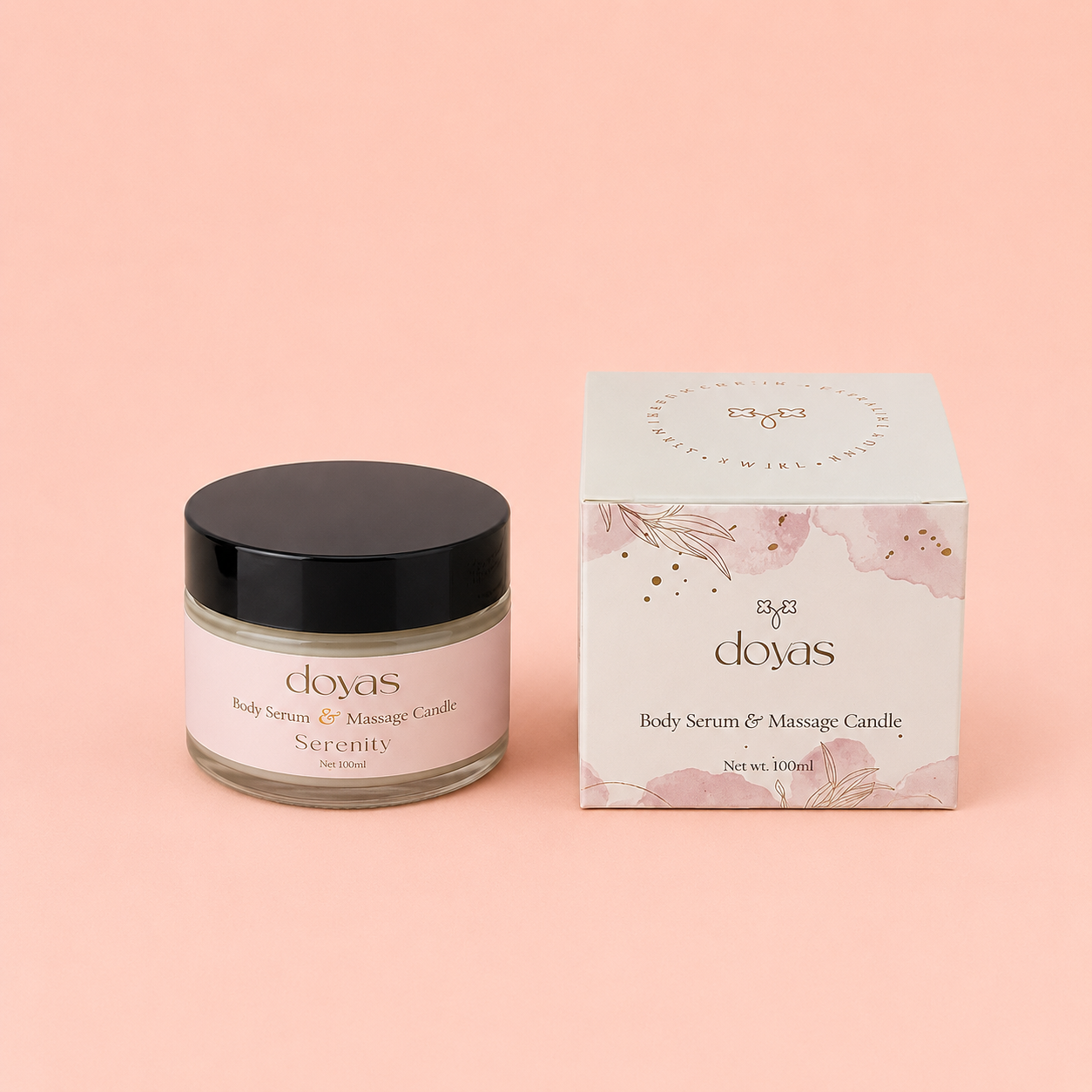 Body candle moisturiser