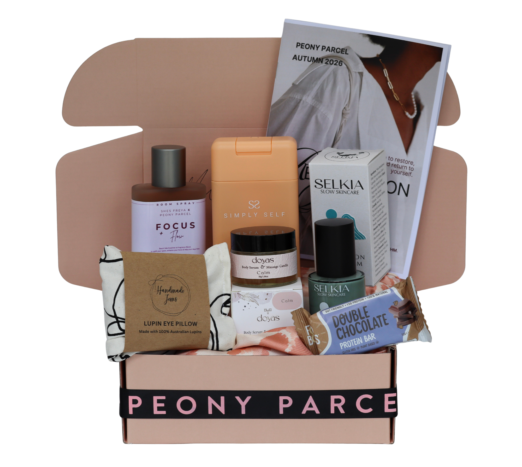 The Seasonal Self-Care Box Peony Parcel