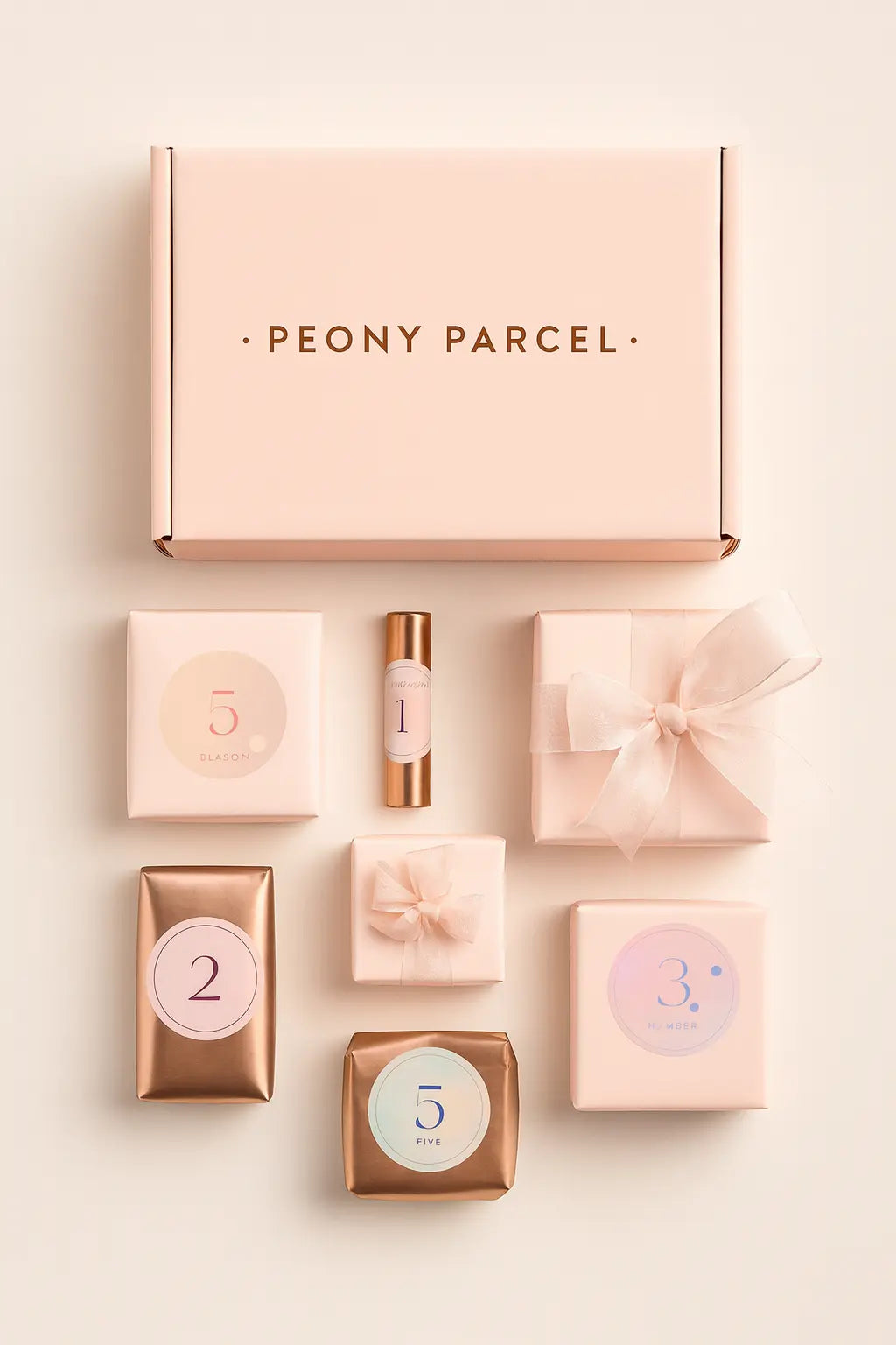7 Day Birthday Advent Peony Parcel