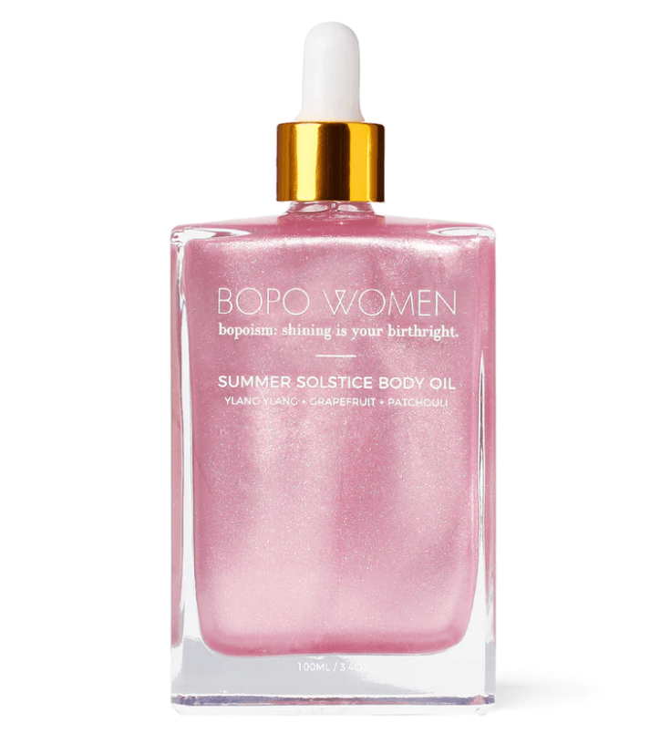 BOPO WOMEN PINK SUMMER SOLSTICE BODY OIL Peony Parcel