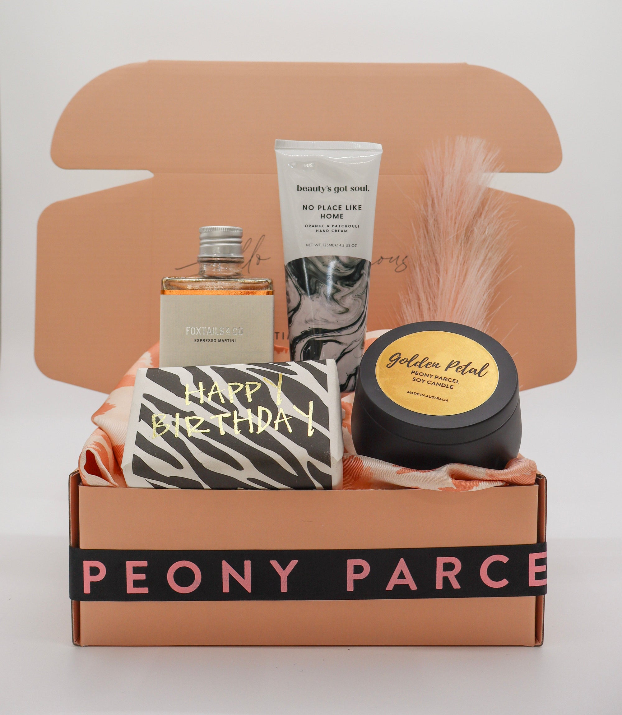 "Birthday Wishes" Gift Box Peony Parcel