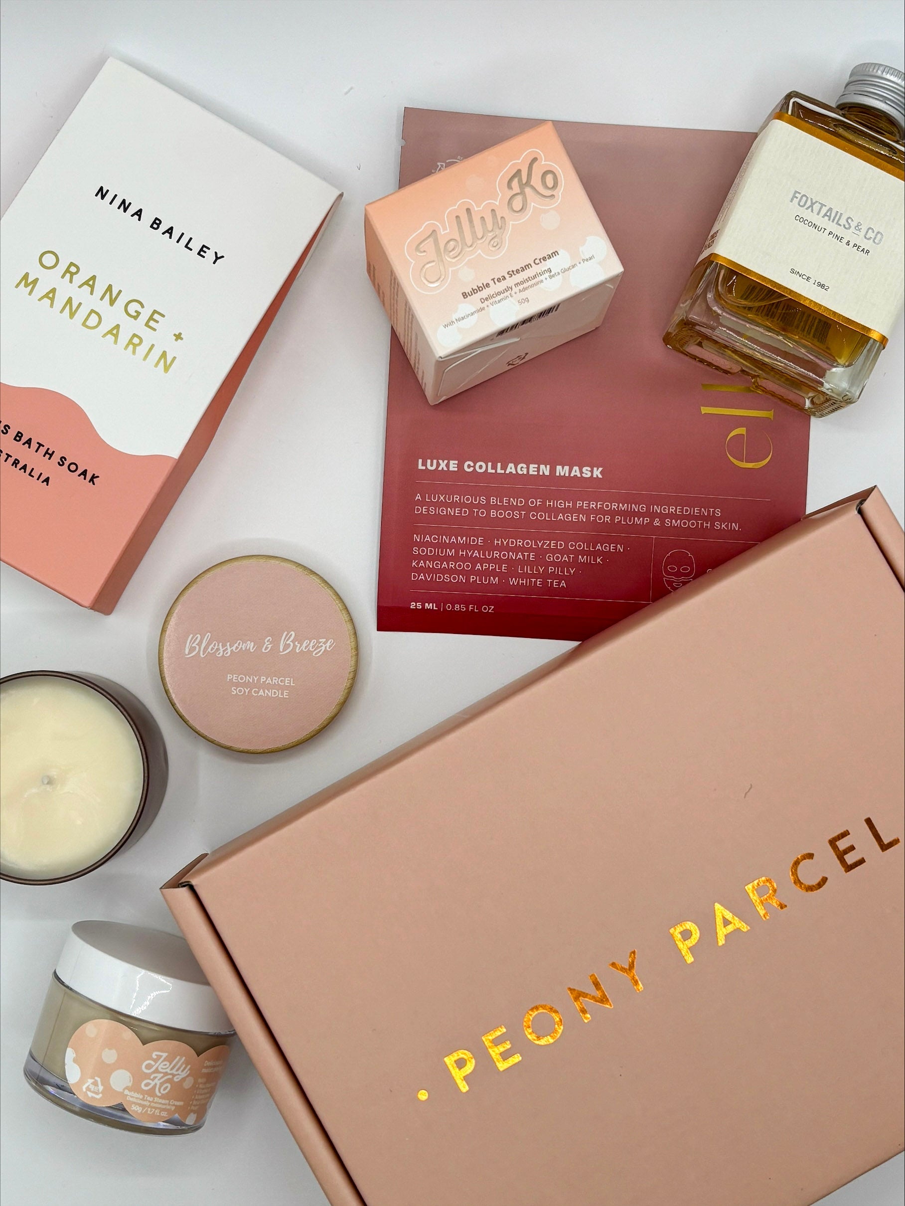 "Glow Ritual" Gift Box Peony Parcel