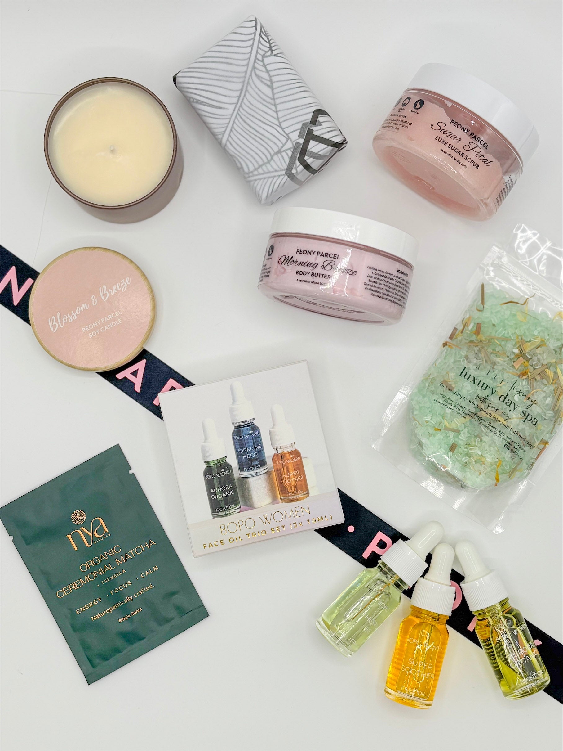 "Serenity Spa & Reset" Gift Box Peony Parcel