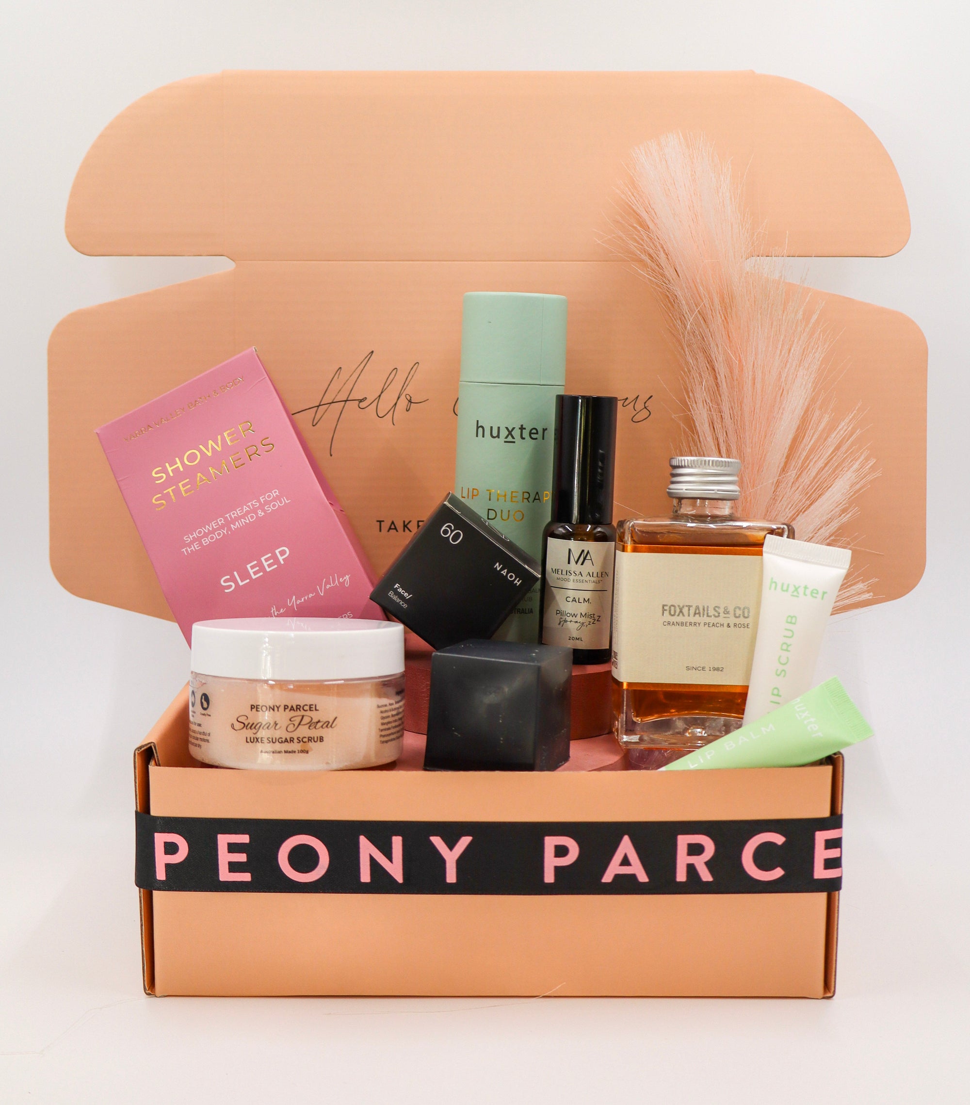 "Sip & Unwind" Gift Box Peony Parcel