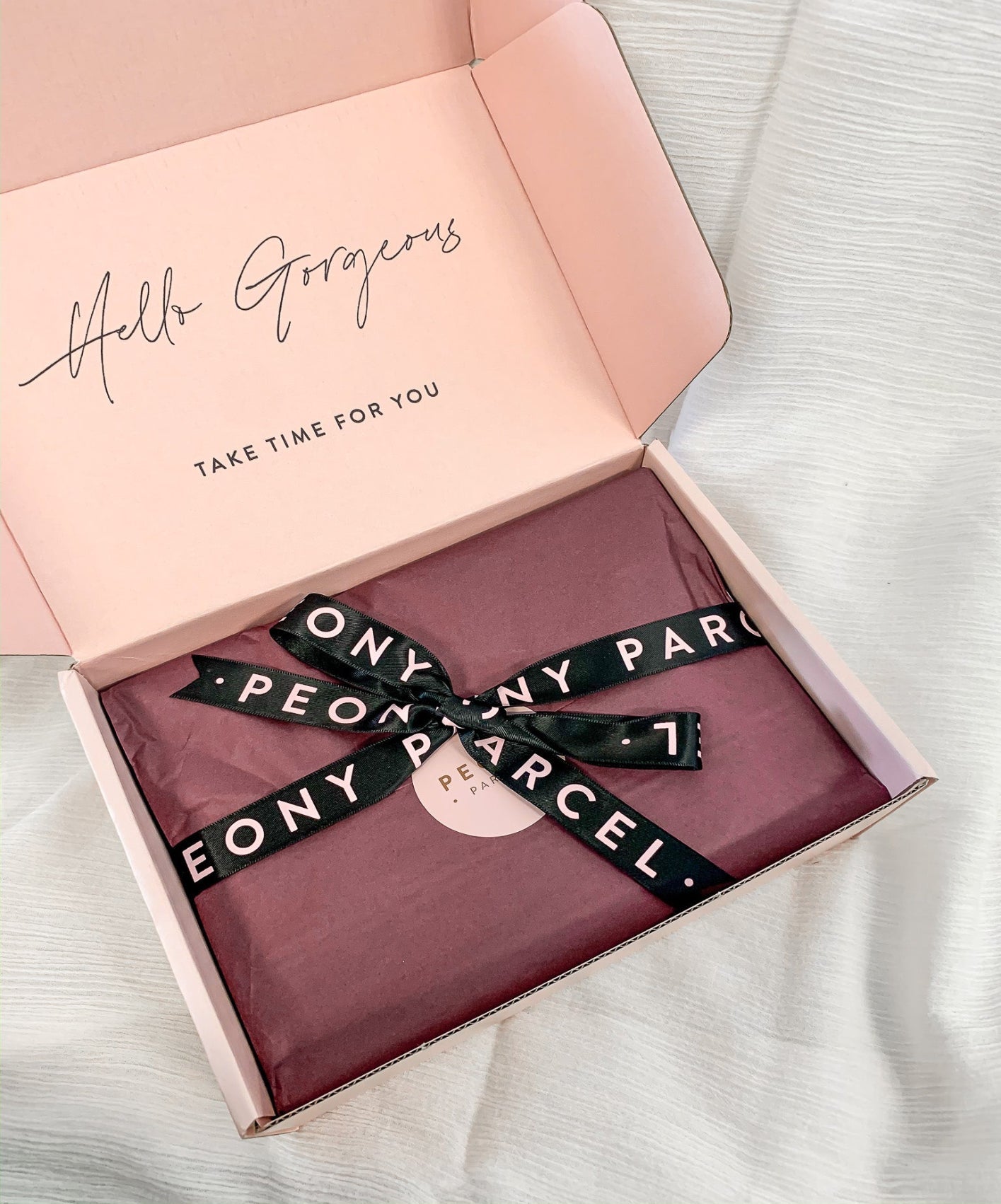 "Delightful" Gift Box Peony Parcel