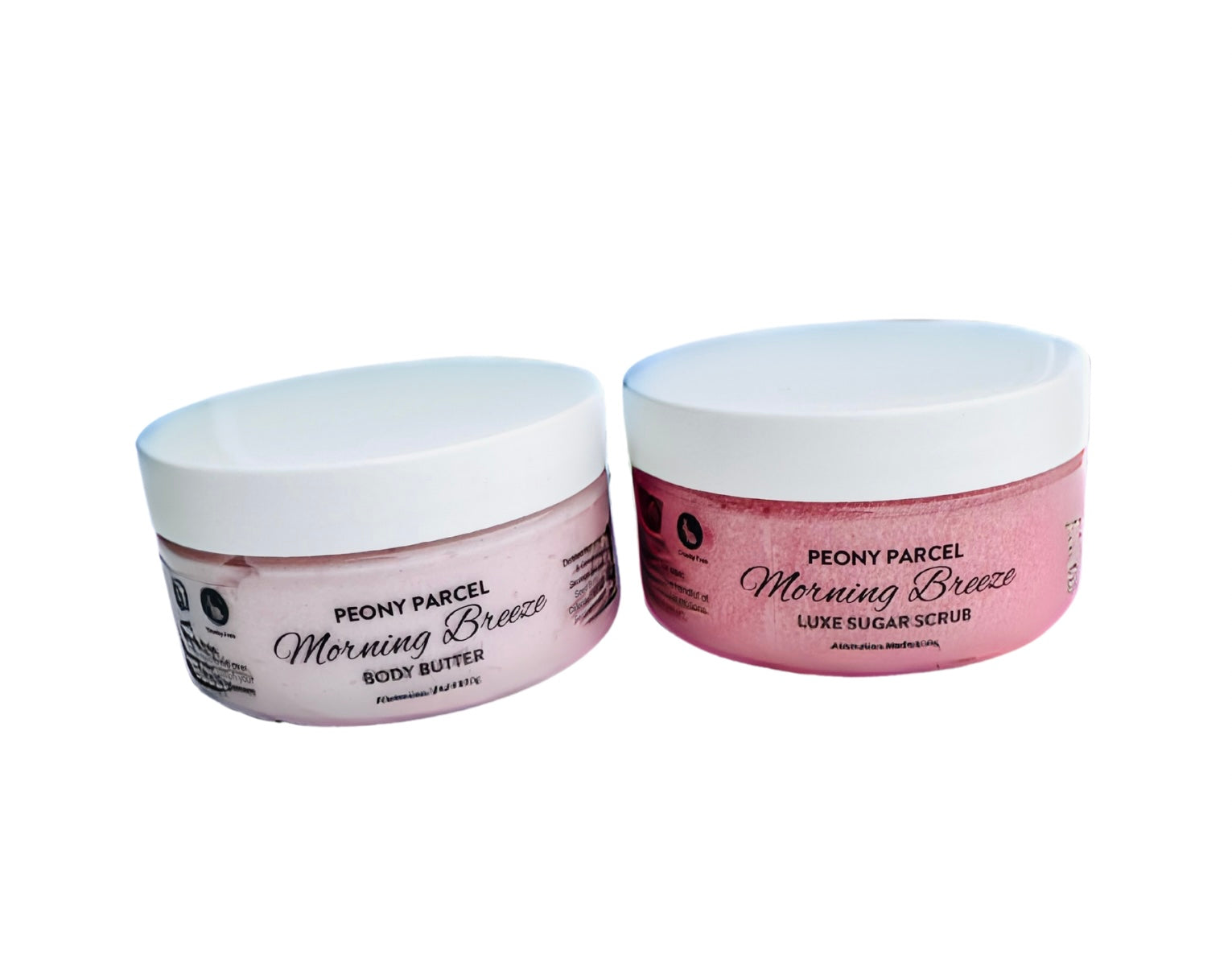 Sugar Scrub &amp; Body Butter Peony Parcel