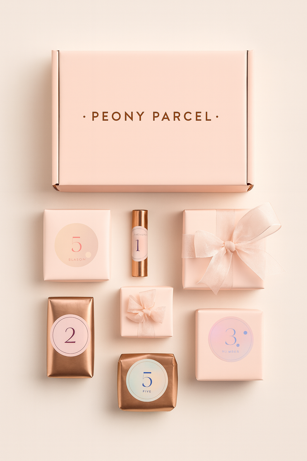 7 Day Birthday Advent Peony Parcel