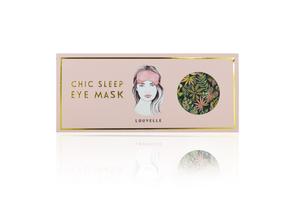CHLOE EYE MASK IN TROPICAL LEAVES Peony Parcel