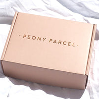 A PEONY PARCEL BOX - BUILD A GIFT BOX Peony Parcel