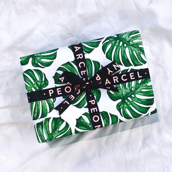 Tropical Wrapped Peony Parcel Peony Parcel