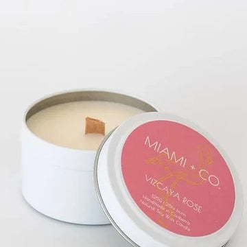 CANDLE - VISCAYA ROSE TRAVEL CANDLE Peony Parcel